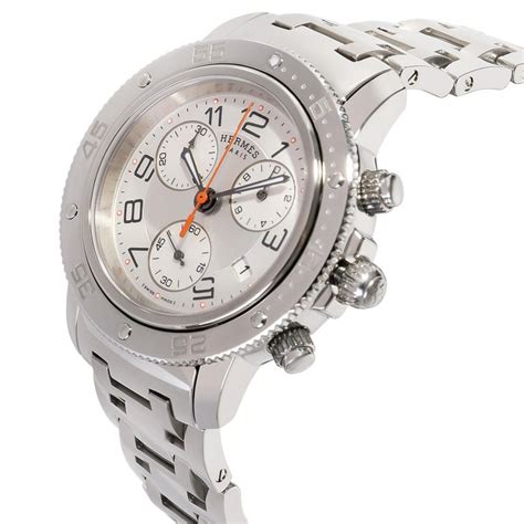 Hermès Clipper Chrono CP2.410.220.49 65 Unisex Watch in